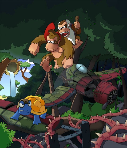 DKC Tropical Freeze: Canopy Chaos